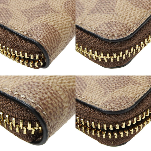 Coach Coach Signature PVC Leather Zip Wallet 73739 Leather Long Wallet 73739 - Picture 4 of 8